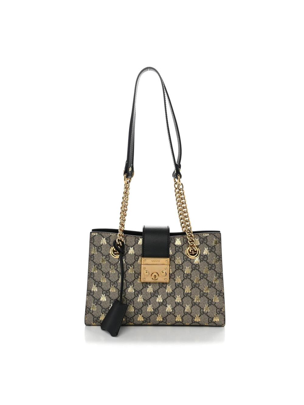 Gucci Gg Supreme Bees Small Padlock #334369G10B